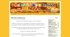 Desktop Screenshot of mskravare.cz